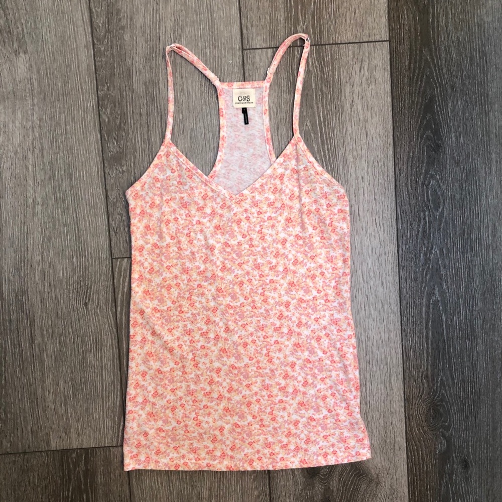 Check & stripe tank top small